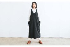 ロングエプロン_チャコール S-UW-A14A