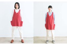 ショートエプロン_レッド S-UW-A23A