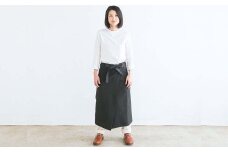 ワークサロンエプロン_チャコール S-UW-A51A