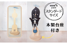 ペットの振り子時計＋100%サイズ専用木製台座 C-CE-G04A
