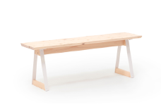 kinari Bench(キナリ ベンチ)White【幅120cm×奥行32cm】 M-mp-A64A
