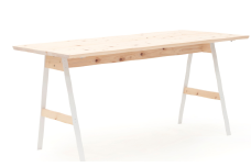 kinari Table(キナリ テーブル)  White【幅150cm×奥行75cm】 M-mo-A50