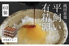 平飼い有精卵 省資源トレー 60個《西粟倉村》【株式会社点々】t-SS-ArDA