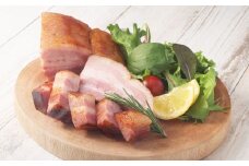 岡山ピーチポークベーコン ブロック 1050g ／ ピーチポークベーコン ベーコン ベーコンブロック 豚肉ベーコン ピーチポーク 豚肉 豚