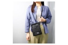 バーティカルサコッシュ  MA-1/ブラック F021
