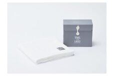 国産タオル 高品質ギフト INNER PEACE リネン ホワイト 2枚セット