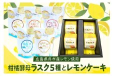 柑橘酵母ラスク５種とレモンケーキ