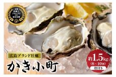 【先行受付】【2025年１2月より発送】丸十水産 広島ブランド牡蠣 殻付き かき小町 約1.5kg  (8～10個) ku003-009-25