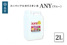 スーパーアルカリイオン水 ANY(アニー) 消臭 詰め替え用 2L 
