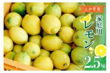 【2025年11月～発送】上神農園 家庭用 広島産 レモン 約2.5kg ku011-041-25