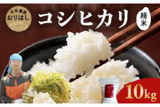 【先行予約】お米 コシヒカリ 精米 10kg ●｜おにぎり 竹原市 小梨町 お米農家 おりはし　【 広島県産 白米 名水 甘み おむすび ご飯 】※2025年9月頃より順次発送予定