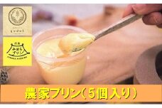 数量限定 プリン 農家プリン お菓子工房ゴドー 5個入り 平飼い 卵 洋菓子 お菓子 菓子 おやつ デザート スイーツ ギフト 046003