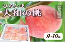 【先行予約】部谷桃園 ひろしま大和の桃 9～10個セット 果物 フルーツ デザート 食後 旬の桃 旬の果物 旬のフルーツ 新鮮 夏 夏の果物 067002