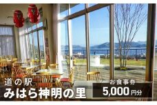 道の駅 みはら神明の里 お食事券5,000円分　030006