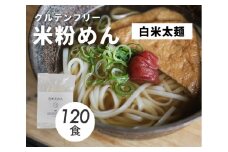 グルテンフリー 無添加 白米太めん 120袋入り 092004