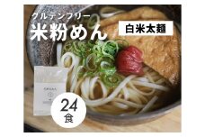 グルテンフリー 無添加 白米太めん 24袋入り 092005