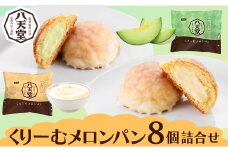 【ふるさと納税】【八天堂】くりーむメロンパン8個詰合せ スイーツ ギフト お中元 お歳暮 贈答 お菓子 詰合せ お菓子 手土産 甘いもの プレゼント 015018