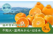 【先行受付】瀬戸内 旬の柑橘詰め合わせ 約5kg 白鷺農園《2026年2月下旬～4月上旬頃出荷》温州ミカン ハルミ 不知火 デコポンと同品種  柑橘 フルーツ 果物 はるみ みかん しらぬい デコポン 贈答 164004