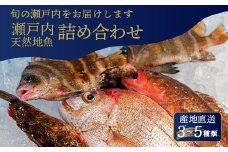瀬戸内産 鮮魚 地魚詰め合わせ（3～5種類）瀬戸内の天然鯛入り/ 地魚 鯛 天然鯛 真鯛 天然 鮮魚 下処理済 瀬戸内 広島県 三原市　154003