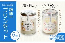 広島みはらプリン 2種類 6個セット たこのプディング・サレ×3個　塩味の神明鶏のプディング・サレ×3個 かねしょう  スイーツ デザート 洋菓子 おやつ お菓子 菓子 ギフト 010006