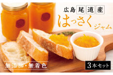 【尾道産】旬のはっさくと完熟レモンのジャム 3種味くらべ3個セット  Lecker! Baronこだわりの尾道産はっさくと尾道産完熟レモンのジャム【広島県尾道市 広島県 尾道市 広島 尾道 ふるさと 納税 支援 ジャム はっさく 八朔 無添加 無着色 フルーツ 果物 名産 特産 お取り寄せ ご当地 取り寄せ 食べ物 名産品 特産品】