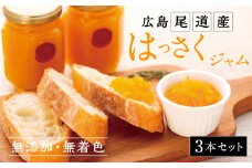 【尾道産】旬のはっさくと完熟レモンのジャム 3種味くらべ3個セット  Lecker! Baronこだわりの尾道産はっさくと尾道産完熟レモンのジャム【広島県尾道市 広島県 尾道市 広島 尾道 ふるさと 納税 支援 ジャム はっさく 八朔 無添加 無着色 フルーツ 果物 名産 特産 お取り寄せ ご当地 取り寄せ 食べ物 名産品 特産品】