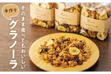 そのまま食べてもおいしい手作りグラノーラ【シリアル オートミール 朝食 食品 グルメ お取り寄せ ギフト 国産 ドライフルーツ ミックス クランベリー レーズン プルーン ナッツ はちみつ 小分け グラノラ 人気 おすすめ 尾道市】