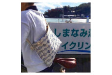 しまなみサコッシュ（ホックボタン開閉）[尾道 帆布鞄 彩工房]【尾道 はんぷ バッグ かばん 特産品 シンプル ファッション 人気 おすすめ 広島県  尾道市】