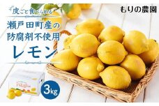 【レモン島から贈る】安心の国産レモン3kg 2026年1月15日より順次発送【瀬戸田 瀬戸田レモン 産地直送 フルーツ 檸檬 ノーワックス 防腐剤 防かび剤不使用】
