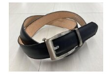 革工房いんのしまスマートロック式牛革ベルト(色:ブラック)【レザー 小物 ファッション ギフト 贈り物 プレゼント 人気 おすすめ 広島県  尾道市】