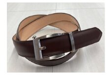 革工房いんのしまスマートロック式牛革 ベルト(色:チョコ)【レザー 小物 ファッション ギフト 贈り物 プレゼント 人気 おすすめ 広島県  尾道市】