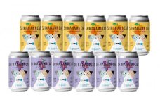 アイスクリームとフルーツなどのお酒　季節のネコ飲み比べ 12本（2種類×6本）【お酒 さけ 人気 おすすめ ギフト 尾道市】
