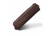 革工房いんのしま 牛革ファスナーペンケース5本挿し【色:チョコ】【文房具 雑貨 日用品 人気 おすすめ】