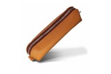 革工房いんのしま 牛革ファスナーペンケース5本挿し【色:キャメル】【文房具 雑貨 日用品 人気 おすすめ】