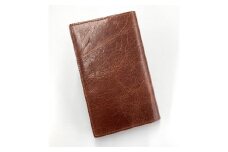 革工房いんのしま シワが楽しめる牛革ブックカバー新書本サイズ(色：茶)【文房具 雑貨 日用品 人気 おすすめ】