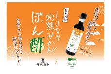 しまなみ完熟みかんぽん酢　300ml×3本【調味料 食品 加工食品 人気 おすすめ】