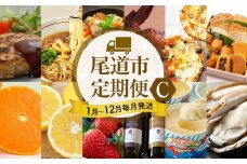 尾道人気グルメ定期便 C【1月～12月まで毎月発送】【せとか いちご ハンバーグ 牡蠣 尾道ラーメン ピザ アイス コーヒー 手羽先 広島県 尾道市】