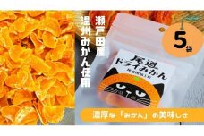 ＼ 作りたてをお届け ／〜もぎたてシリーズ〜パティシエが作る濃厚ドライみかん5袋(予約発送)【スイーツ ドライフルーツ　ドライみかん 食品 人気 おすすめ】