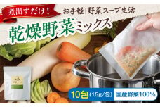 スープ 野菜スープ（10包入り）スープ 野菜 スープ パック 出汁 国産 乾燥 おいしい 広島県福山市/こだま食品株式会社 [BAAT003]