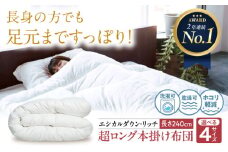 【 超ロング 】洗える 人工羽毛布団 240cm超ロング 掛け布団 ダブル エシカルダウンリッチ 広島県福山市/イシケン株式会社 羽毛布団 羽毛ふとん 掛けふとん 日本製 オールシーズン 春用 夏用 秋用 冬用 掛布団 寝具 アレルギー対策 サステナブル 洗濯可 丸洗い 安眠 睡眠 快眠 快適 熟睡 国産 広島 福山 [BAAK095]