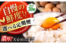 天心山　たまご30個　【回数が選べる定期便】卵 たまご 高級 食品 たまごかけご飯 卵かけご飯 卵焼き 生卵 濃厚 ケーキ お菓子 づくり ランキング 上位 人気 おすすめ 定期便　広島県福山市/天心山ファーム [BABW027]