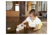 No.086 ありがとうつみき（木製つみきセット） ／ 玩具 積み木 オモチャ ベビー キッズ 子供 赤ちゃん オリジナル 広島県 特産品