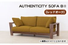No.825-08 （レッドオーク）AUTHENTICITY SOFA B II RD（レッド） ／ 木製 ソファ インテリア 広島県