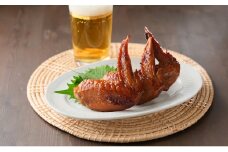 No.1066 ビールがすすむ！中林商店の黒チョップ15本入り/手羽先 おつまみ