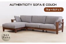 No.1122-01 （ウォールナット）AUTHENTICITY SOFA E COUCH LA（ライトアッシュ） ／ 家具 木製 ウッドフレーム ソファ カウチタイプ カウチソファ ラグジュアリー 広島県