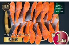 国産サーモン 切り身 約1kg (約70g×3切×5P) 小分け 広島レモンサーモン｜国産 冷凍 切身 おかず 広島県産 ふるさと納税 特産品 グルメ 鮭 サーモン レモンサーモン 魚 高級 広島 ギフト [1954]
