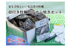カンカン焼きセット 広島 殻付き牡蠣 マルミ水産【配送不可：離島】