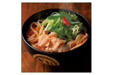 [№5895-0441]神楽門前湯治村 元祖うまから 冷凍夜叉うどん 4個セット