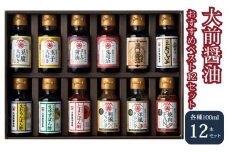[№5895-0554]大前醤油おすすめベスト12 100ml×12本 セット 調味料 ギフト