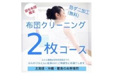 [№5895-0595]ふとんクリーニング 2枚 （羽毛限定） 北海道・沖縄・離島可